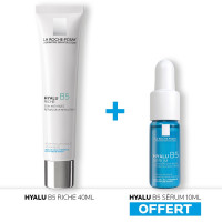 Hyalu B5 Riche Soin Anti-Rides Réparateur Repulpant 40 ml + Sérum Concentré 10 ml Offert
