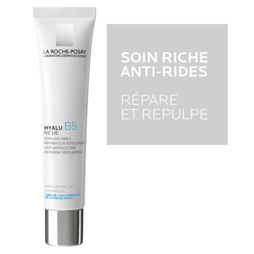 Hyalu B5 Riche Soin Anti-Rides Réparateur Repulpant 40 ml + Sérum Concentré 10 ml Offert