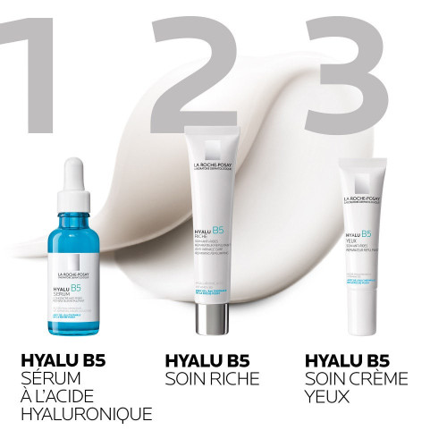 Hyalu B5 Riche Soin Anti-Rides Réparateur Repulpant 40 ml + Sérum Concentré 10 ml Offert
