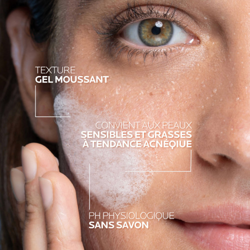 Effaclar Gel Moussant EcoRecharge Peaux Grasses Tendance Acneique 400 ml