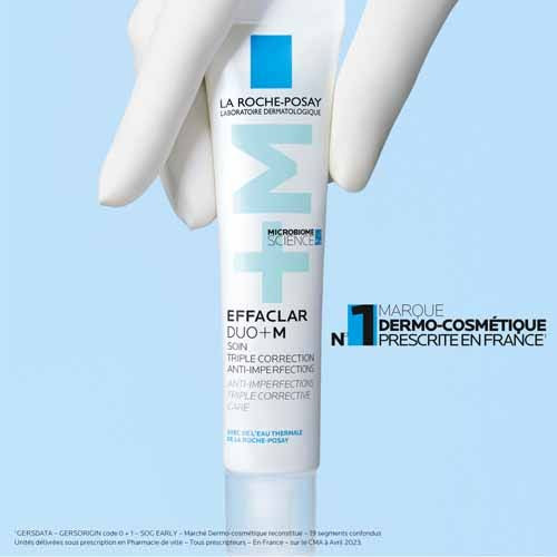 Effaclar duo+ M Soin Anti-imperfections 40 ml + Gel Moussant Purifiant 50 ml OFFERT