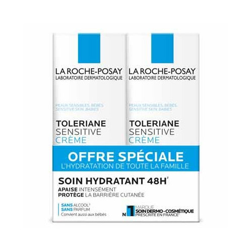 Tolériane Sensitive Crème Soin hydratant quotidien 2 x 40 ml