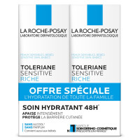 Tolériane Sensitive Riche Soin Hydratant 2 x 40 ml