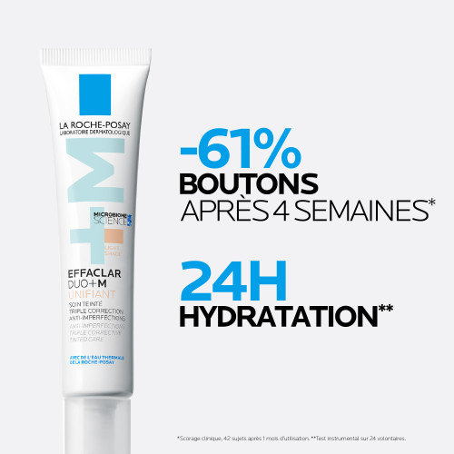 Effaclar Duo+M Soin Teinté Claire 40 ml