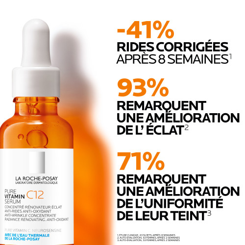 Pure Vitamin C12 Sérum Concentré Rénovateur Eclat Anti-Rides Anti-Oxydant 30 ml