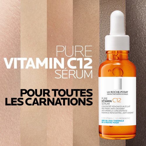 Pure Vitamin C12 Sérum Concentré Rénovateur Eclat Anti-Rides Anti-Oxydant 30 ml