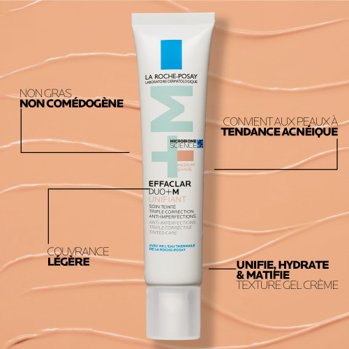 La Roche-Posay Effaclar Duo+M 40 ml soin teinté anti-imperfections
