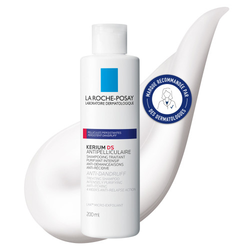 La Roche-Posay Kerium DS Shampooing 200 ml Anti-pelliculaire efficace