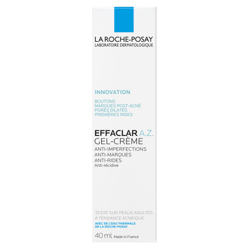 La Roche Posay Effaclar AZ Gel-Crème 40ml Anti-imperfections Peau Nette