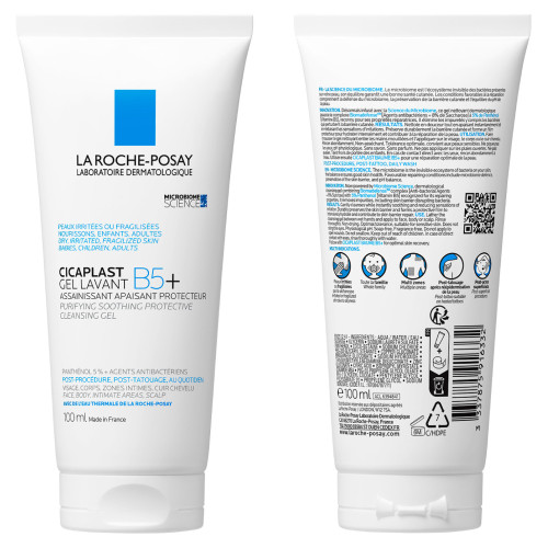 La Roche-Posay Cicaplast B5+ Gel Lavant 100ml Peau Apaisée & Réparée