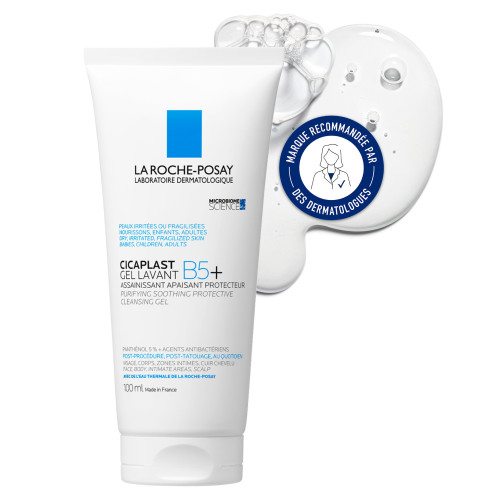 La Roche-Posay Cicaplast B5+ Gel Lavant 100ml Peau Apaisée & Réparée