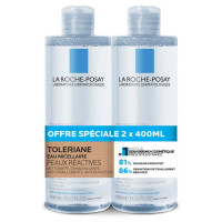 La Roche-Posay Toleriane Eau Micellaire 2x400ml Peau Apaisée Pharma360