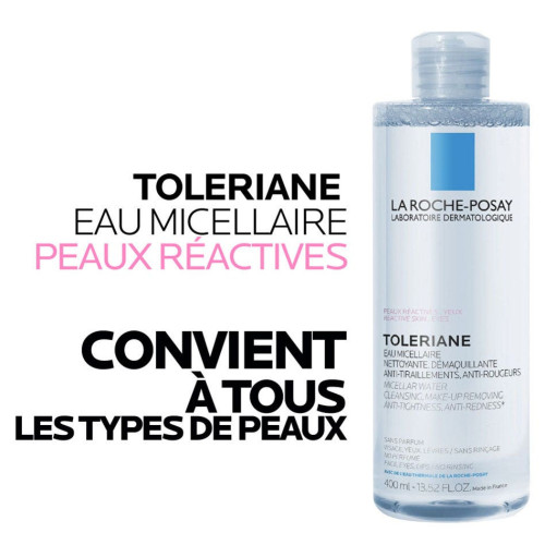 La Roche-Posay Toleriane Eau Micellaire 2x400ml Peau Apaisée Pharma360