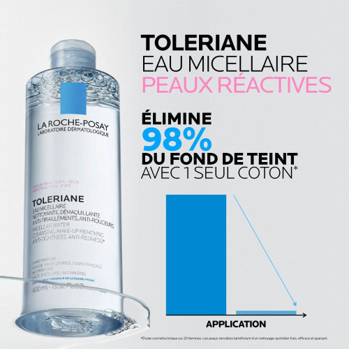 La Roche-Posay Toleriane Eau Micellaire 2x400ml Peau Apaisée Pharma360