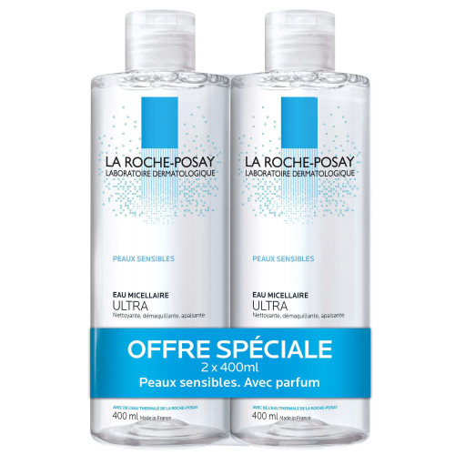 La Roche-Posay Tolériane Eau Micellaire 2x400ml Peaux Sensibles Hydratée