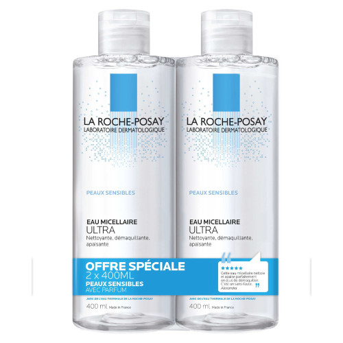 La Roche-Posay Tolériane Eau Micellaire 2x400ml Peaux Sensibles Hydratée