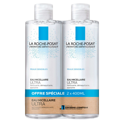 La Roche-Posay Tolériane Eau Micellaire 2x400ml Peaux Sensibles Hydratée