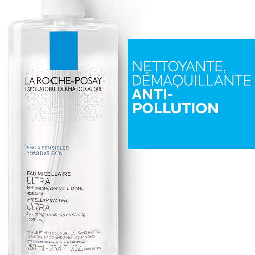La Roche-Posay Tolériane Eau Micellaire 2x400ml Peaux Sensibles Hydratée