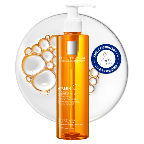 La Roche-Posay Pure Vitamine C Gel Moussant 200ml Éclat & Pores Raffinés