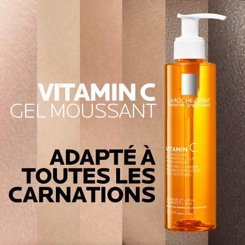 La Roche-Posay Pure Vitamine C Gel Moussant 200ml Éclat & Pores Raffinés
