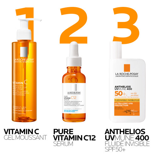 La Roche-Posay Pure Vitamine C Gel Moussant 200ml Éclat & Pores Raffinés
