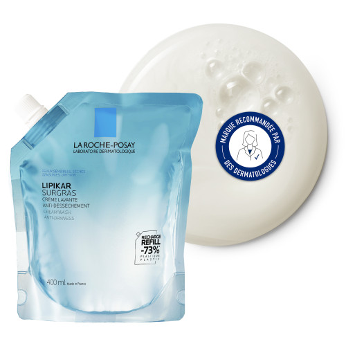 La Roche-Posay Lipikar Surgras Crème Lavante 400ml Peaux Sensibles