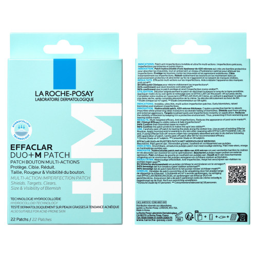 La Roche-Posay Effaclar Duo+M 22 patchs anti-imperfections rapides