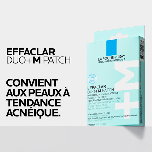 La Roche-Posay Effaclar Duo+M 22 patchs anti-imperfections rapides
