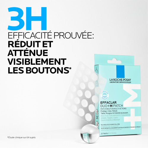 La Roche-Posay Effaclar Duo+M 22 patchs anti-imperfections rapides