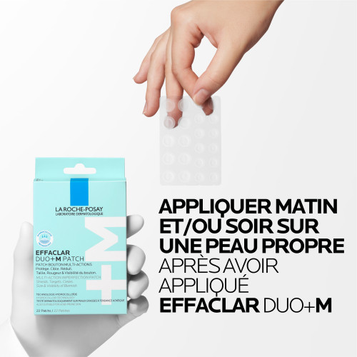 La Roche-Posay Effaclar Duo+M 22 patchs anti-imperfections rapides