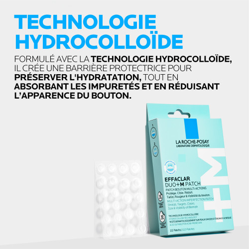 La Roche-Posay Effaclar Duo+M 22 patchs anti-imperfections rapides