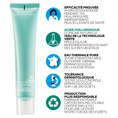 La Roche-Posay Hydraphase Crème 40ml Hydratation Intense 72H
