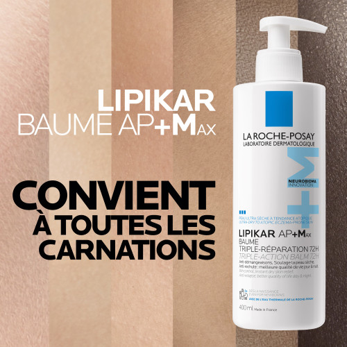 La Roche-Posay Lipikar AP+Max Baume 400ml Peau Sèche Eczéma Pharma360