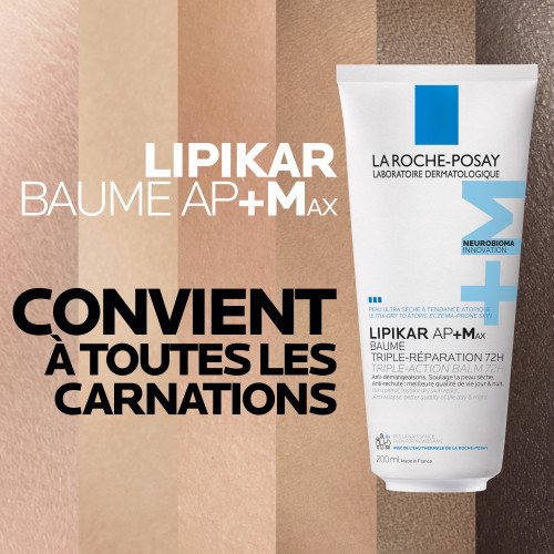 La Roche-Posay Lipikar AP+Max Baume 200ml Hydratation 72h Pharma360