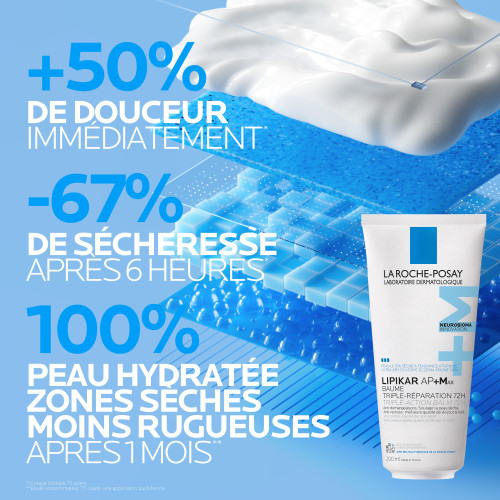 La Roche-Posay Lipikar AP+Max Baume 200ml Hydratation 72h Pharma360