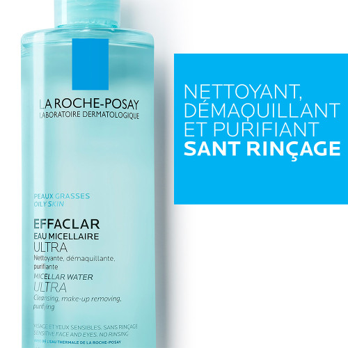 La Roche-Posay Effaclar Eau Micellaire 2x400ml Peaux Grasses Purifiées