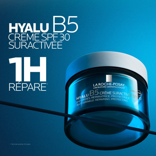 Crème recharge Hyalu B5 SPF30 : Hydratation intense 72h & anti-âge