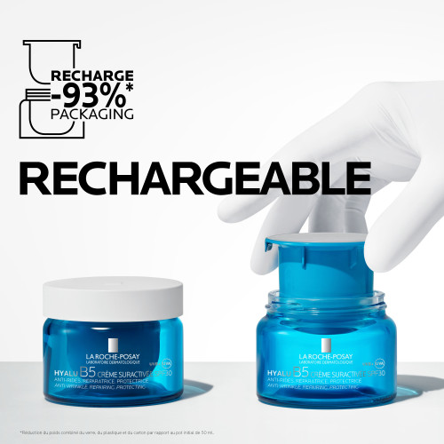 Crème recharge Hyalu B5 SPF30 : Hydratation intense 72h & anti-âge