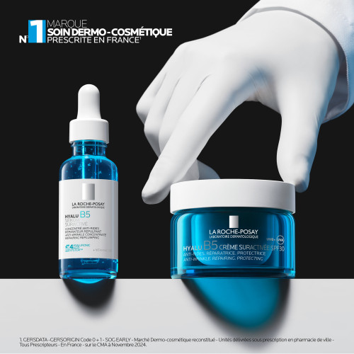 Crème recharge Hyalu B5 SPF30 : Hydratation intense 72h & anti-âge