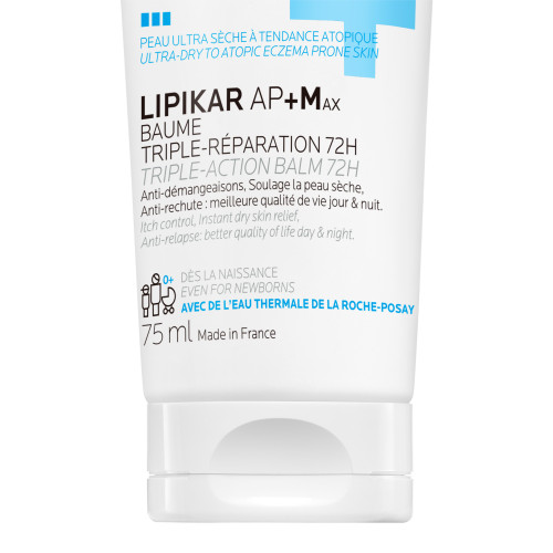Baume Lipikar AP+ Max : Soulagement 72h, Peaux Atopiques & Sèches