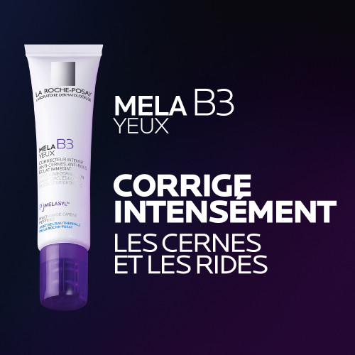 La Roche-Posay Mela B3 : Réduit Rides & Cernes avec Applicateur Cryo