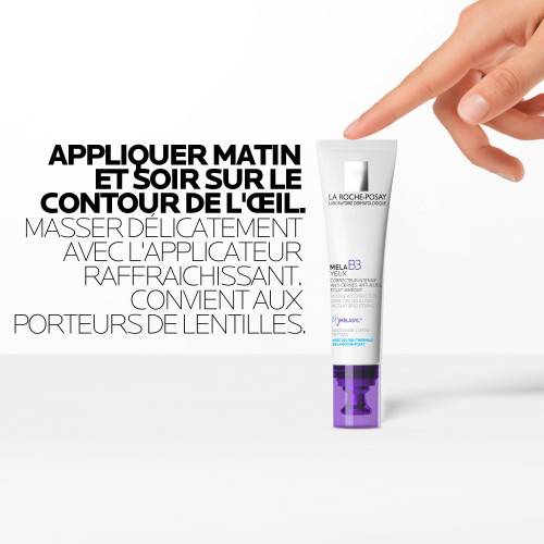 La Roche-Posay Mela B3 : Réduit Rides & Cernes avec Applicateur Cryo