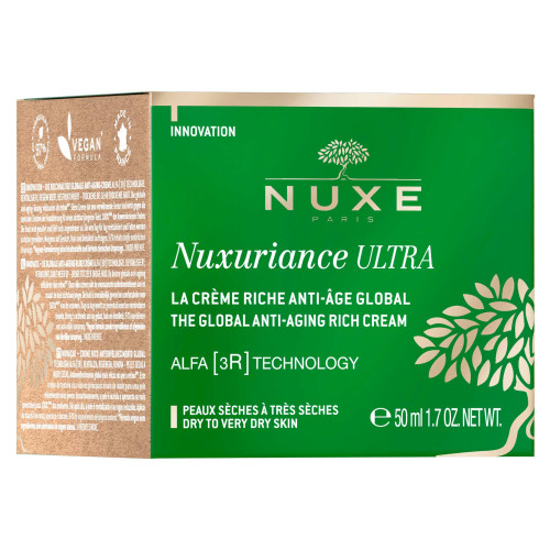 Nuxuriance Ultra Crème Riche Anti-Age Global 50 ml + crème nuit Nuxuriance Ultra 15 ml OFFERTE