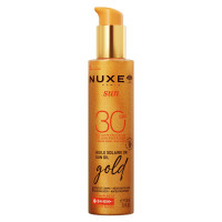 Nuxe Sun Huile Solaire Or SPF30 150ml Protection & Éclat Doré