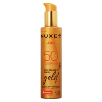 Nuxe Sun Huile Solaire Or SPF50 150ml Peau Sublimée et Protégée