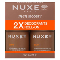Nuxe Men BOOST Déodorant Roll-on 2x50ml Protection 24H Peaux Sensibles