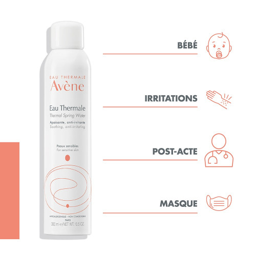 AVENE Eau Thermale Spray 300mL - Apaise les peaux sensibles