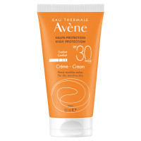 AVENE SOLAIRE Crème SPF30 50mL - Haute Protection Peaux Sensibles