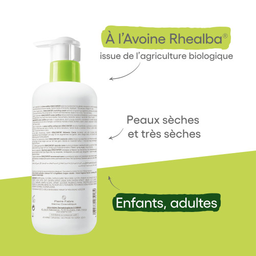 Aderma Xeraconfort 400mL - Nourrit Peaux Sèches