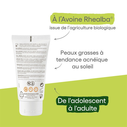 Aderma Protect AC Fluide Matifiant SPF 50+ 40mL - Protection et Matité